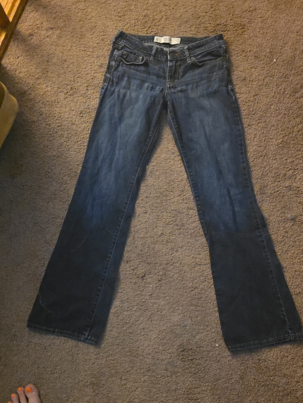 Abercrombie & Fitch Women’s Dark Blue Bootcut Jeans